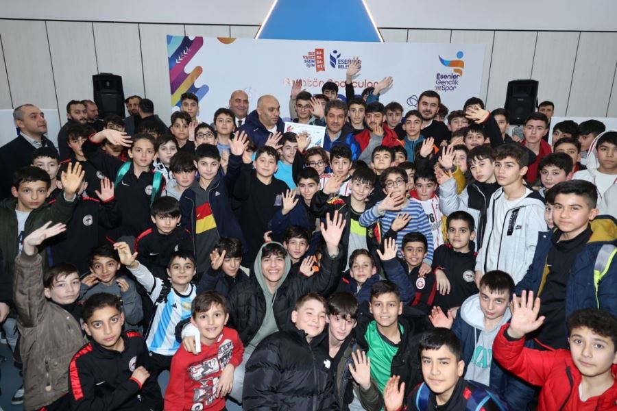 ESENLER BELEDİYESİ’NDEN 3 MİLYONLUK SPOR DESTEĞİ