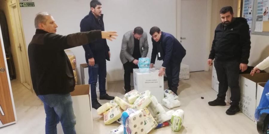 Esenler Esnaf Odasından Kahramanmaraş Depremine Yardım kampanyası