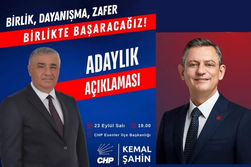 Kemal Şahin, CHP Esenler İlçe Başkanlığı’na Aday Adaylığını Açıkladı
