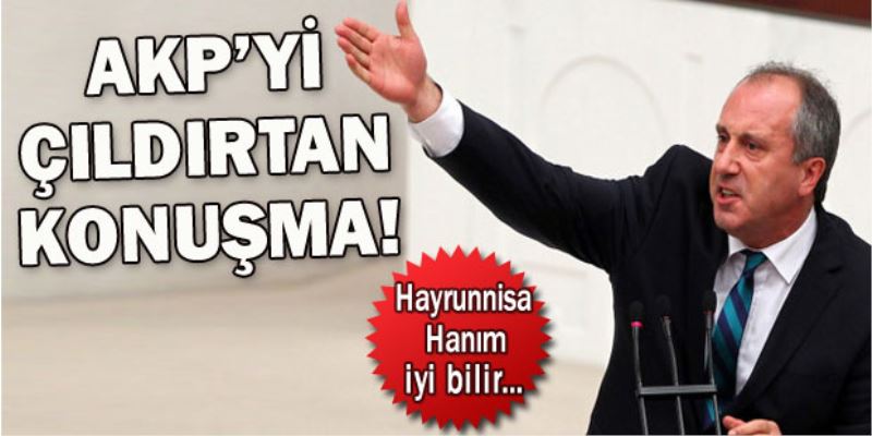 Ince`nin konusmasi onlari çildirtti