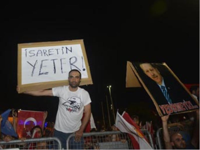 Basbakan konusurken bu sloganlar atildi