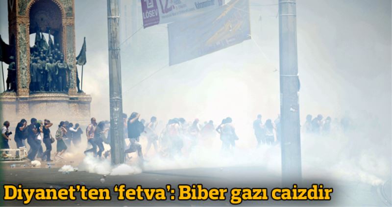 Diyanet`in Alo Fetva hatti `biber gazi caiz` dedi