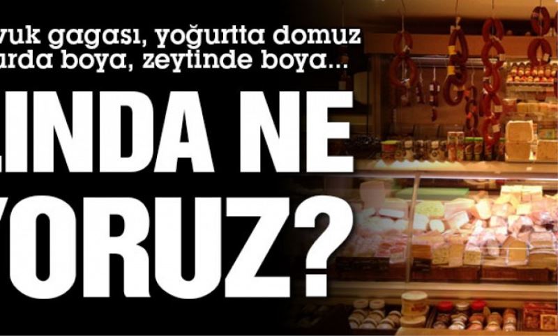Kiymada tavuk tirnagi, yogurtta domuz derisi