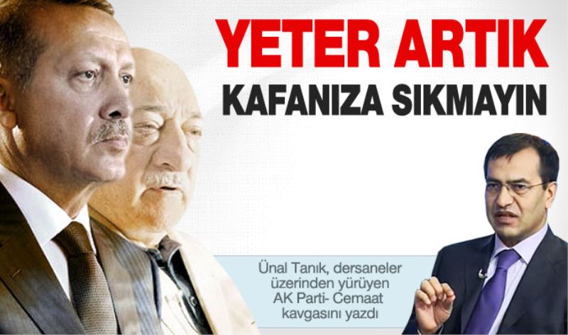 Yeter artik! Kafaniza kafaniza sikmayin!
