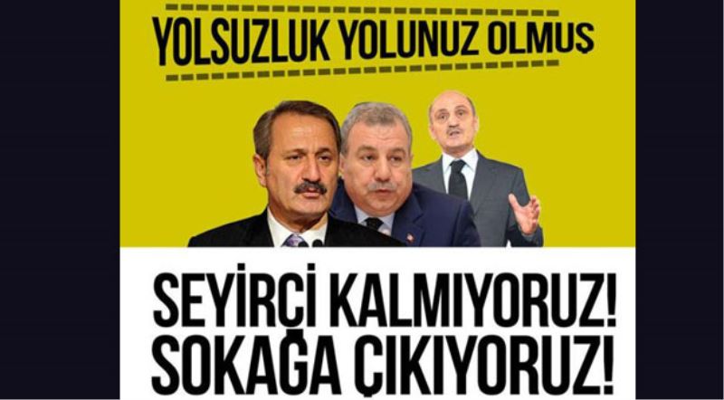 Üniversiteliler sokaga çikiyor:?yolsuzluk Yolunuz olmus?