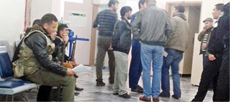 Ankara`nin ortasinda silahli çeteler hastanede!
