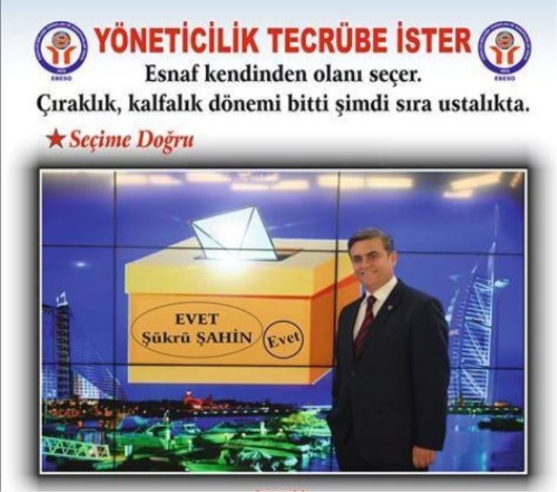 Sahin; Yillar içinde edindigimiz tecrübeler bizi aday yapti?