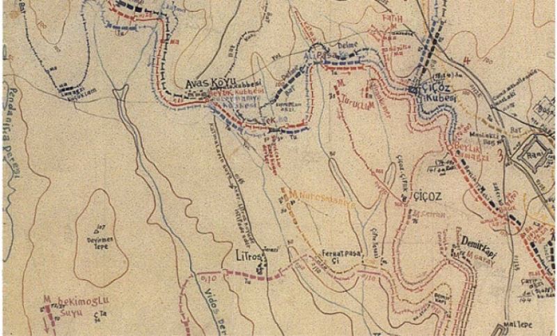 Esenler`in Eski Suyollarinin haritasi