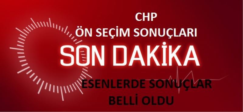 CHP Esenlerde Listeye Giren Aday listesi