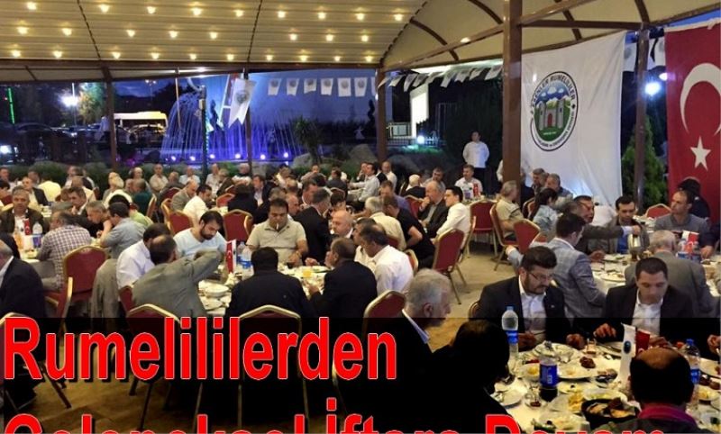 Rumelililerden geleneksel iftara devam