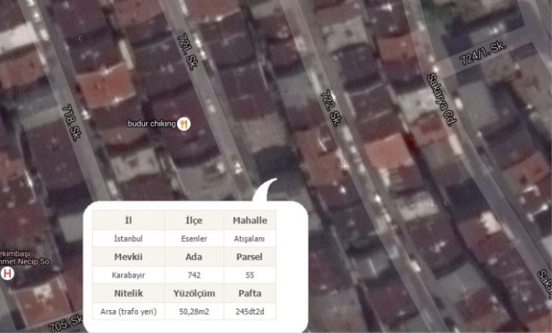 Esenler`deki arazi özellistirildi