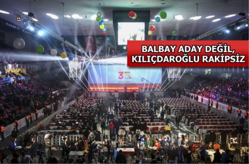 CHP 35. Kongresi`ni düzenliyor