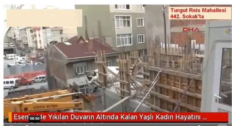 Esenlerde Son Bir Ayda 2.Insaat Kazasinda Can Kaybi