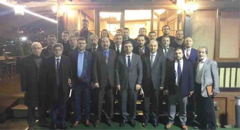 Muhtarlar Kaymakam Sahin`le bulustu