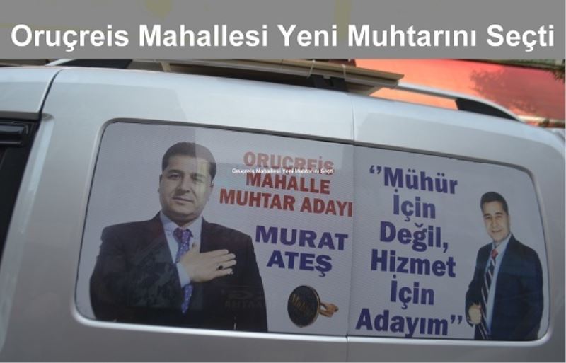 Oruçreis Muhtarini Seçti