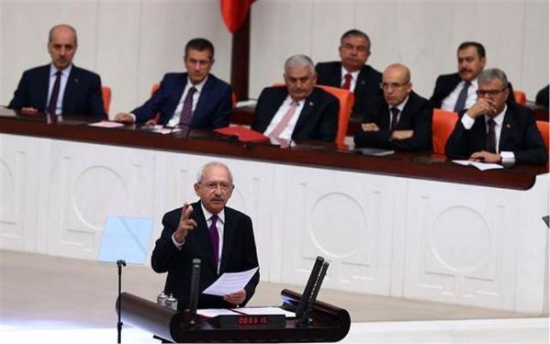 Kiliçdaroglu`ndan, Meclis`te Tarihi Konusma