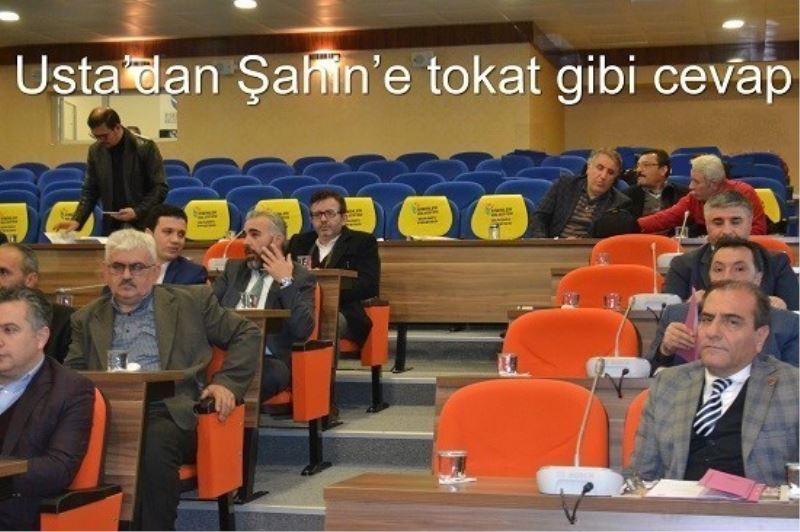 Usta`dan Sahin`e tokat gibi cevap