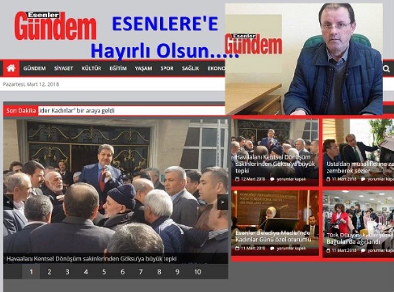 ?ESENLER GÜNDEM? YAYINDA