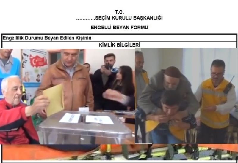 Engelliler Evinde Oy Verecek