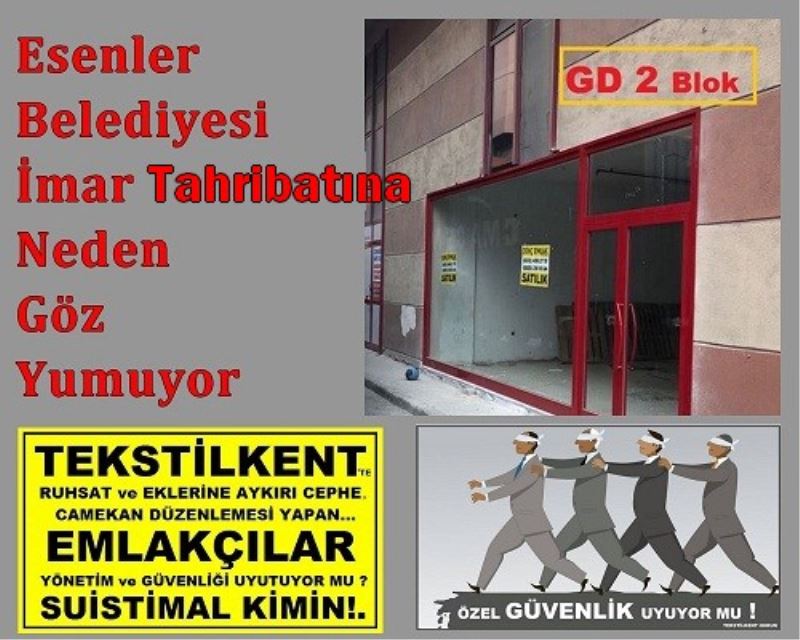 Esenler Belediyesi Imar Tahribatina Neden Göz Yumuyor