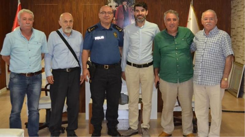 Basindan Emniyet Müdürüne Ziyaret
