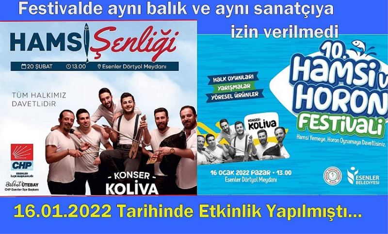 Ayni Baliga Ayni Sanatçiya Izin Yok