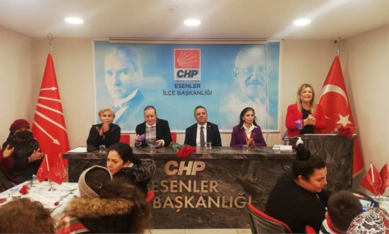 CHP Esenler Kadin Kol. 8 Mart Dünya Emekçi Kadinlar Günü