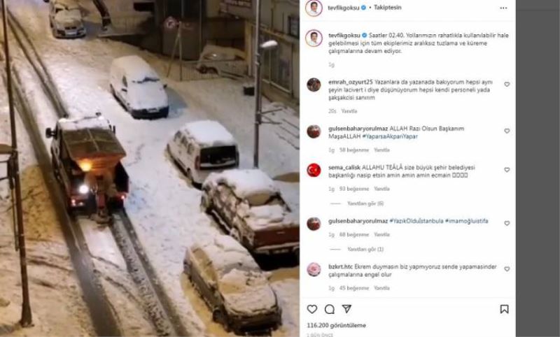 Esenler Belediye’sinin kis çalismalari