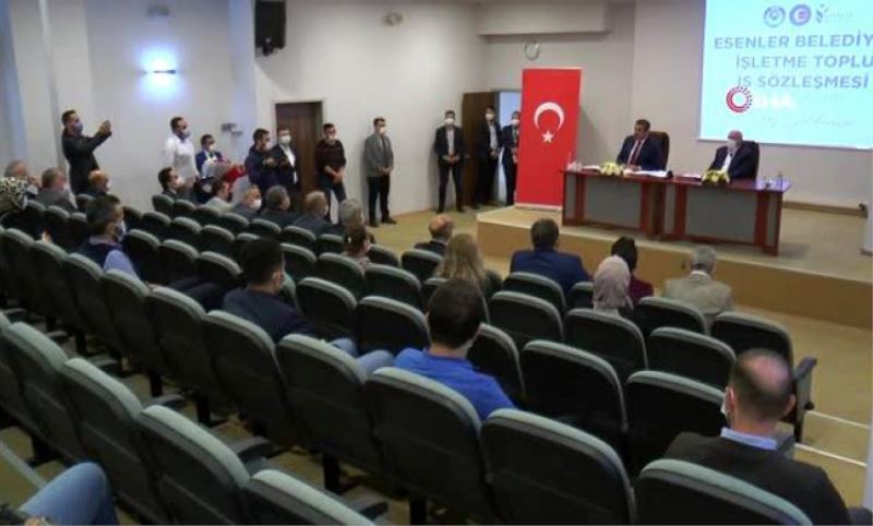 Esenler Belediyesi 67 isçiyi kapsayan Toplu Sözlesmeyi Imzaladi