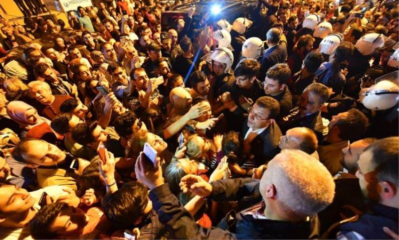 Esenler'de Imamoglu izdihami
