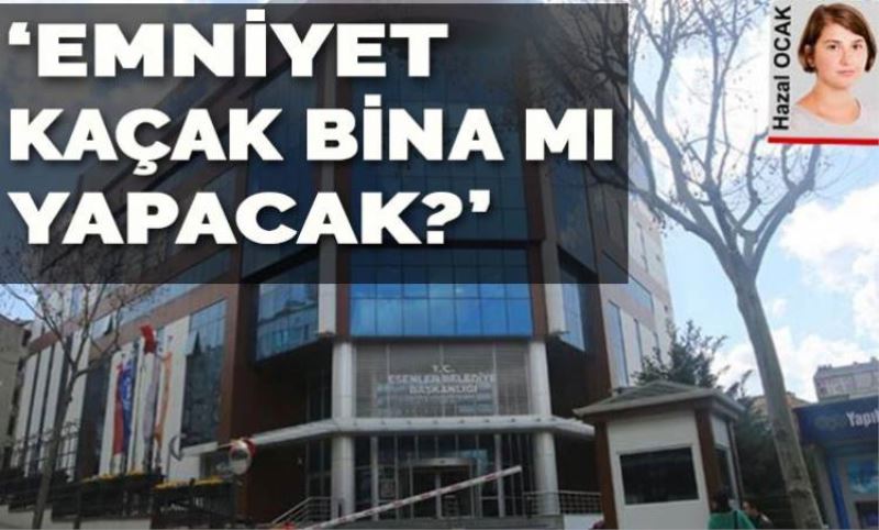 Esenler'de yesil alana karakol
