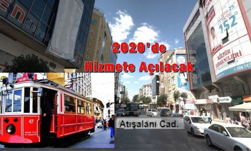 Esenler Nostaljik Tramvay Hatti için dügmeye basildi!
