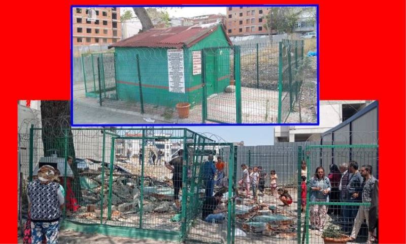 Esenler Tuna Mahallesindeki Meryem Ana Türbesi Yikildi.