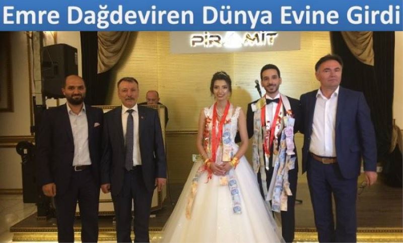 Gazeteci Fatih Dagdeviren’in Oglu Emre Dagdeviren Dünya Evine Girdi