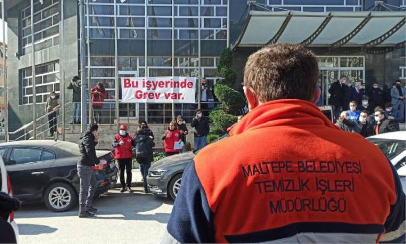 Genel-Is Genel Merkezi, Maltepe Belediyesi ile anlasti, sendika subesi ve isçiler tepki gösterdi