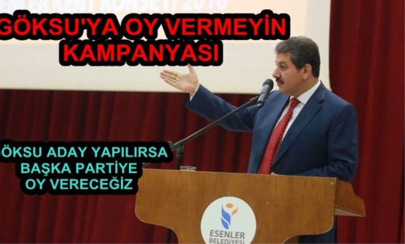 Göksu Aday Olursa Ak Partiye Oy Yok