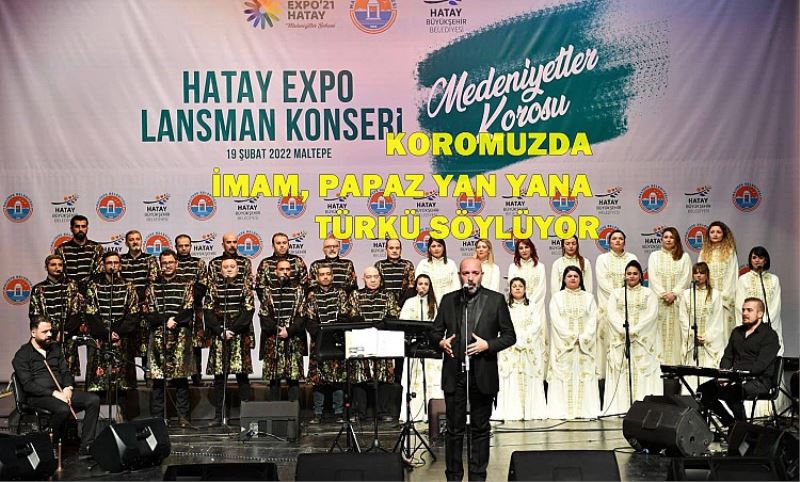 Hatay’dan Maltepe’ye baris ezgileri yükseldi