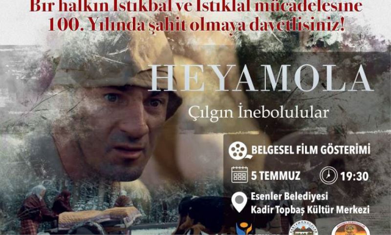 ‘Heyamola Çilgin Inebolular’ belgeseli Esenler’de gösterime girecek