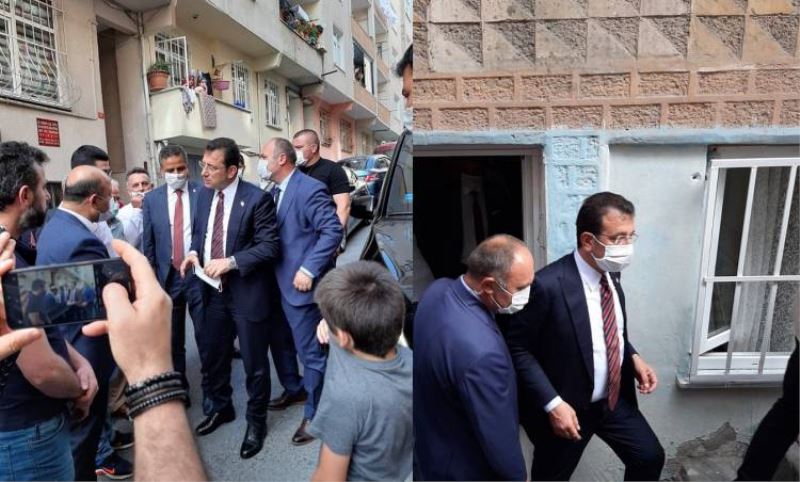 Imamoglu, Esenlerde Bir Aileye Taziye Ziyaretinde Bulundu