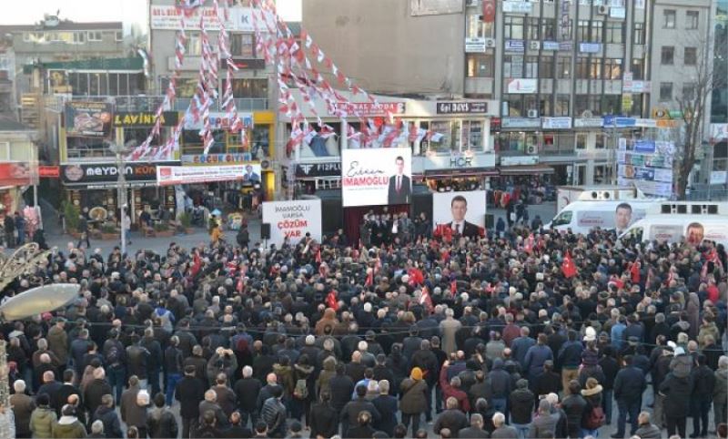 Imamoglu’na Esenler'den Büyük Ilgi