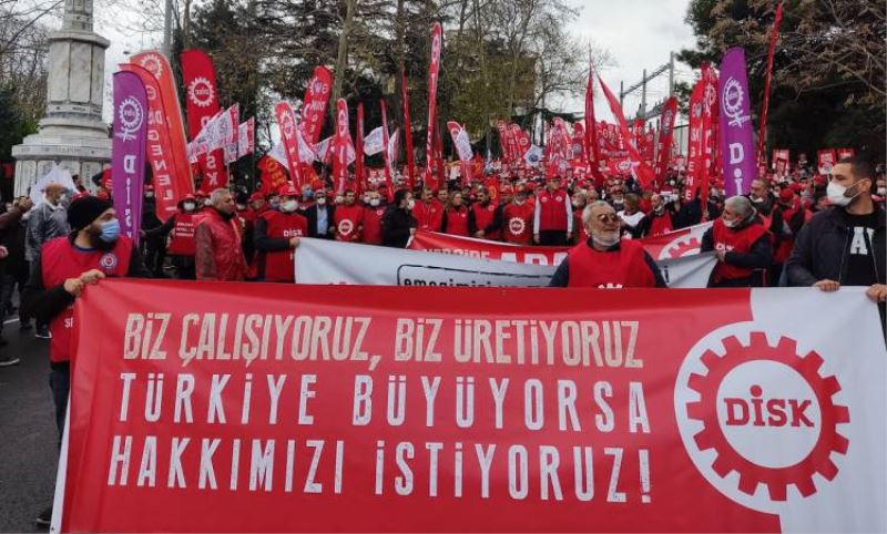 Isçiler sokakta: “Artik yeter, geçinmek istiyoruz”