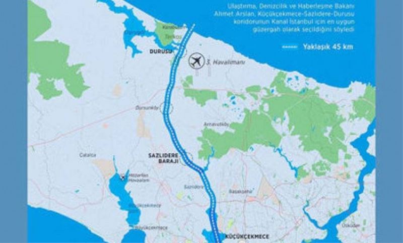 Kanal Istanbul ile 19 ilçe ada hâline geliyor