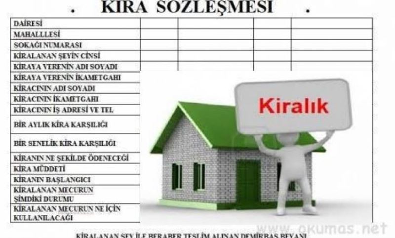 Kira sözlesmesi imzalarken dikkat edilecek 14 madde!