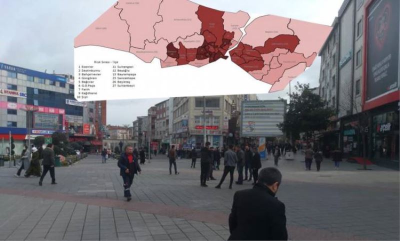 Koronavirüs’te ”En Riskli Ilçe Esenler”
