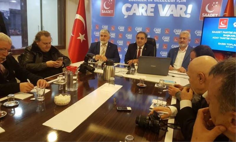 Saadet Partisi Belediye Baskan Adayini Yerel Basina Tanitti!
