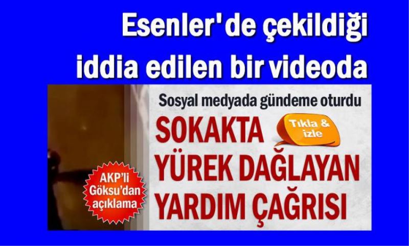 Sokakta yürek daglayan yardim çagrisi