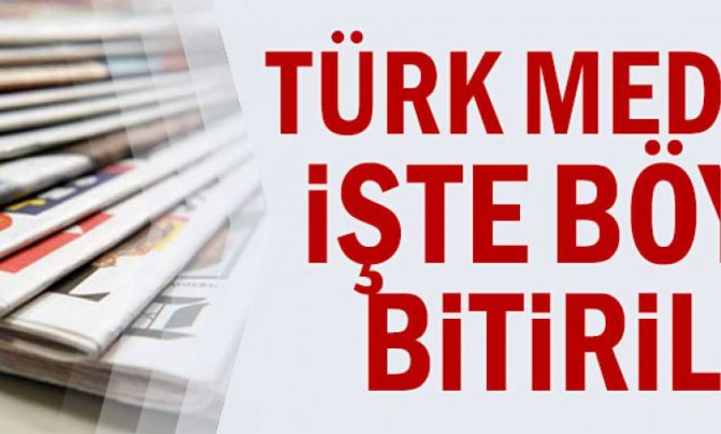 Türk medyasi iste böyle bitirildi